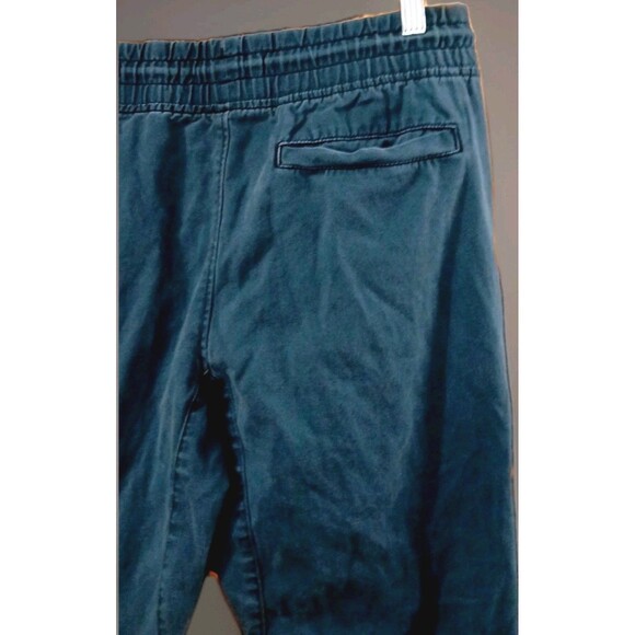 Aeropostale Jogger Pants Small Blue Washed Pull On Cotton Streetwear Tapered EUC - Picture 6 of 9